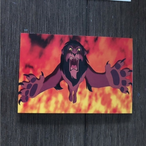 Disney Villains Postcards: The Lion King: Scar 5 pack. - Picture 3 of 6